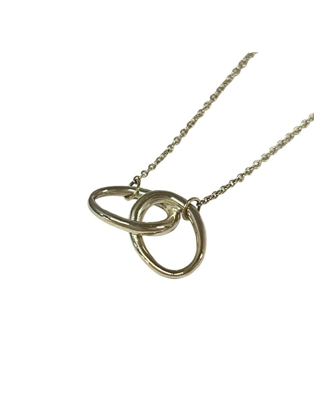 Tiffany & Co Necklace Double Loop Silver